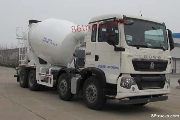 Sinotruk Haohan N5G 340hp 8X4(12 wheels) 7.97m³ concrete mixer truck (Dongyue brand) Exterior