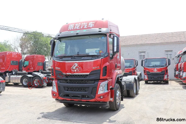 Dongfeng H5 11L LNG 400hp 6X4(10 wheels) Fast Gear 12-Speed Tractor Truck Exterior (3) | 86Trucks