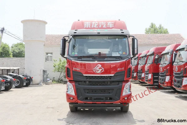 Dongfeng H5 11L LNG 400hp 6X4(10 wheels) Fast Gear 12-Speed Tractor Truck Exterior (2) | 86Trucks