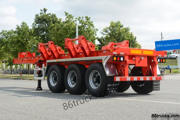 CIMC transporteur de bobines d'acier 20 pieds 3 essieux Extérieur (2) | 86Trucks