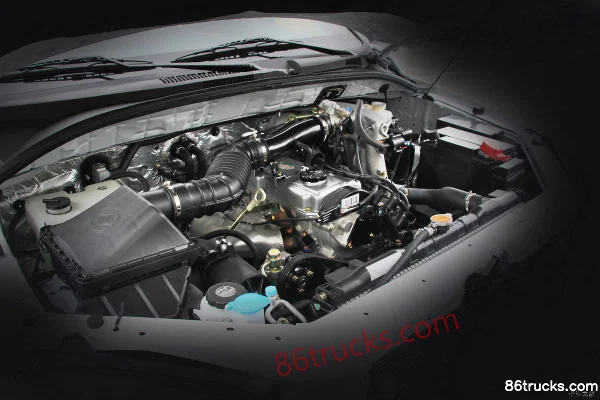 Huanghai Dachai Shen Edition Prestige Standard 2012 3.2L diesel 4 roues motrices double cabine pick-up Châssis (4) | 86Trucks