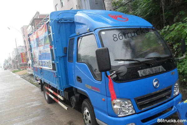 Kama Haoyunlai 106 ch 4X2(6 roues) camion léger 4,2 m à ridelles et semi-plateau Extérieur (2) | 86Trucks