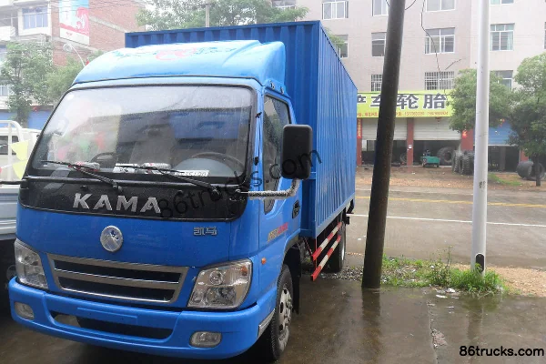 Kama Haoyunlai 106 ch 4X2(6 roues) 4,2 m fourgon léger à cabine simple Extérieur (2) | 86Trucks