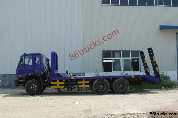 Dongfeng série 153 260 ch 6X4(10 roues) camion plateau (marque Jiangte) Extérieur (3) | 86Trucks