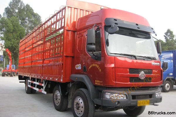 Dongfeng Liuqi Chenglong M3 Medium Truck 220 hp 6X2(8 wheels) 9.6m Cage Cargo Truck Exterior (2) | 86Trucks