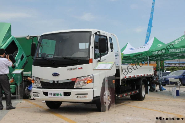 Karry GreenCard S 129hp 4X2(6 wheels) 4m Extended Cab Flatbed Light Truck Exterior (2) | 86Trucks