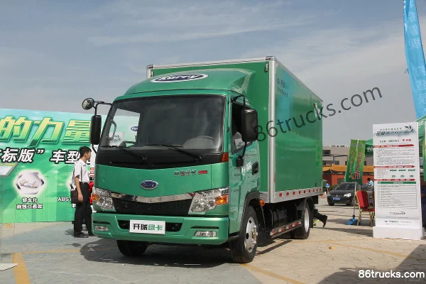 Karry Green Card S 129hp 4X2(6 wheels) 4.15m Single Row Van Light Truck (Wide Body) Exterior (2) | 86Trucks
