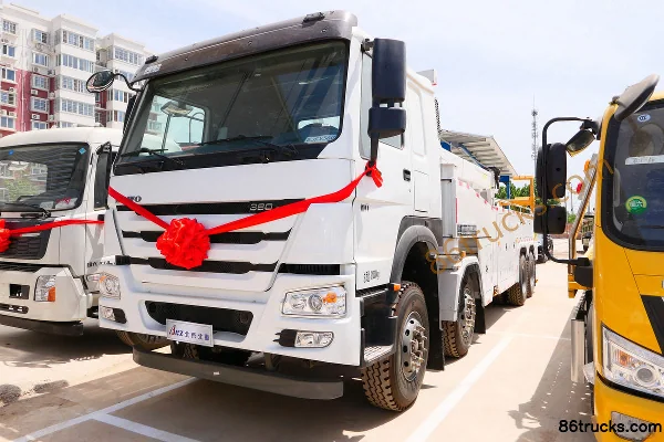Sinotruk HOWO-7 380 hp 8X4(12 wheels) Wrecker (Beizhongdian Brand) Exterior (2) | 86Trucks