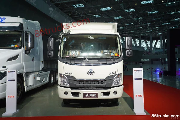 Dongfeng Liuqi Chenglong L3 9.4T 4X2(6 wheels) single-row hydrogen fuel cell electric van cargo truck Exterior (2) | 86Trucks