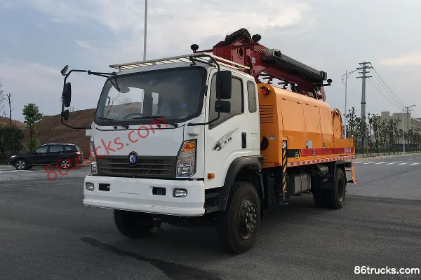 Sinotruk (formerly Sinotruk Wangpai) Jieshi 185 hp 4X2(6 wheels) Concrete Shotcrete Truck Exterior
