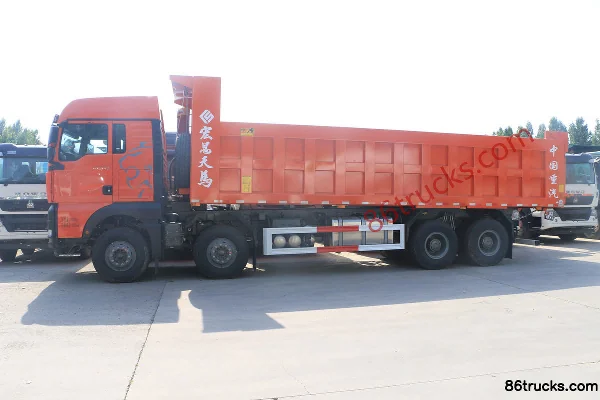 Sinotruk Sitrak SITRAK G7H Heavy Truck Super Edition 540hp 8X4(12 wheels) 8.4m dump truck Exterior (3) | 86Trucks