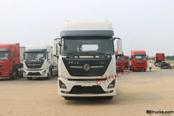 Dongfeng Commercial Vehicle Tianlong KL poids lourd 465 ch 4X2(6 roues) tracteur routier (China VI) (blanc) Extérieur (2) | 86Trucks