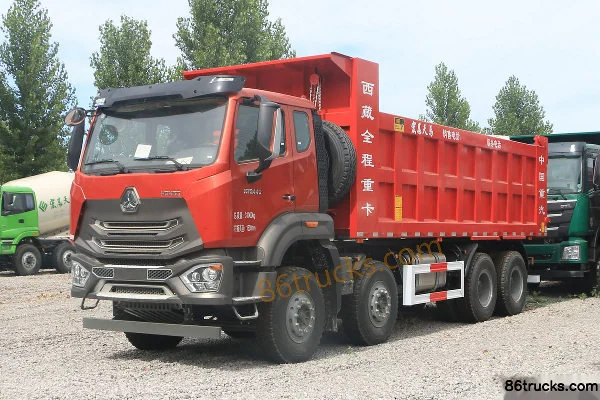 Sinotruk Hohan N7G 440hp 8X4(12 wheels) 7.6m dump truck Exterior (2) | 86Trucks