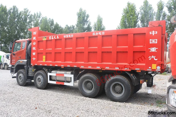 Sinotruk Hohan N7G 440hp 8X4(12 wheels) 7.6m dump truck Chassis (2) | 86Trucks