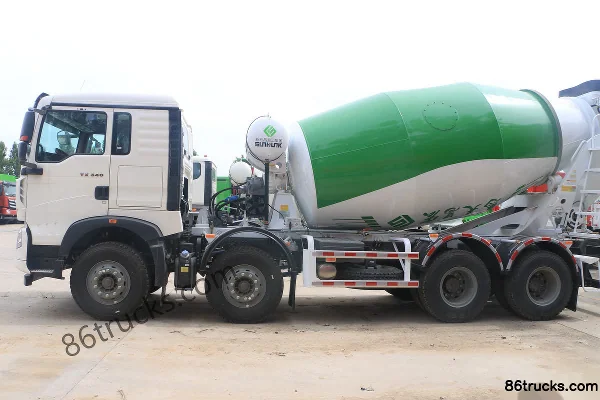 Sinotruk HOWO TX6 340 hp 8X4(12 wheels) 7.98 m³ Concrete Mixer Truck (Hongchang Tianma) Body (1) | 86Trucks