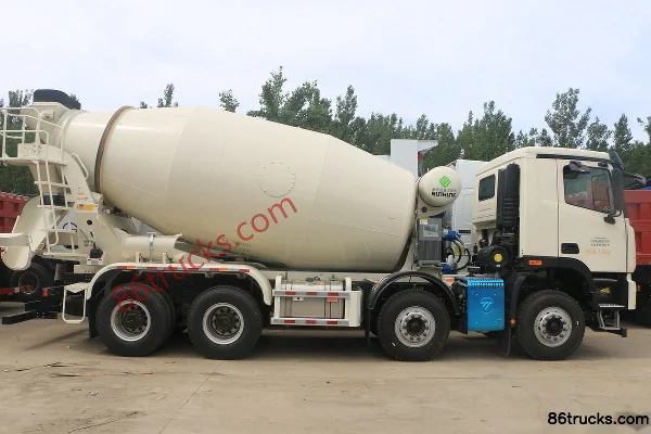 Foton AumanGTL 360hp 8X4(12 wheels) 7.2cbm concrete mixer truck Exterior (3) | 86Trucks