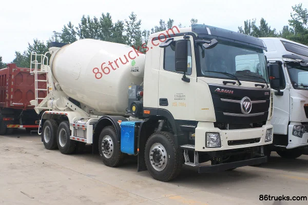 Foton AumanGTL 360hp 8X4(12 wheels) 7.2cbm concrete mixer truck Exterior