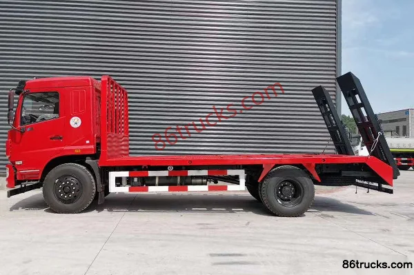Dongfeng F5 180hp 4X2(6 wheels) Flatbed Truck Exterior (3) | 86Trucks