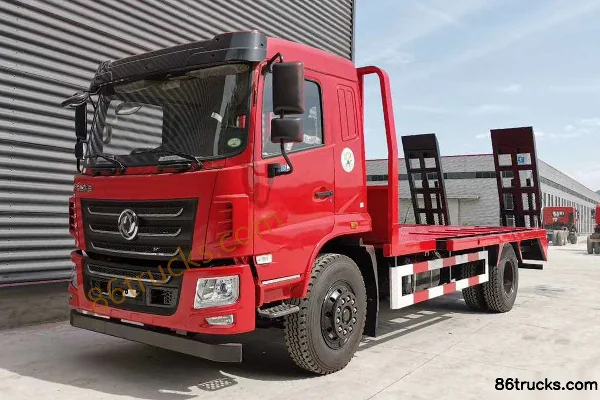 Dongfeng F5 180hp 4X2(6 wheels) Flatbed Truck Exterior (2) | 86Trucks