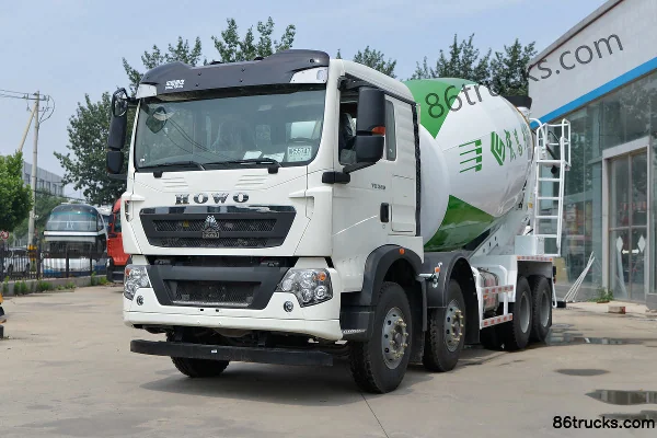 Sinotruk HOWO TX6 340 ch 8X4(12 roues) 7,37 m³ camion malaxeur (marque Hongchang Tianma) Extérieur (3) | 86Trucks