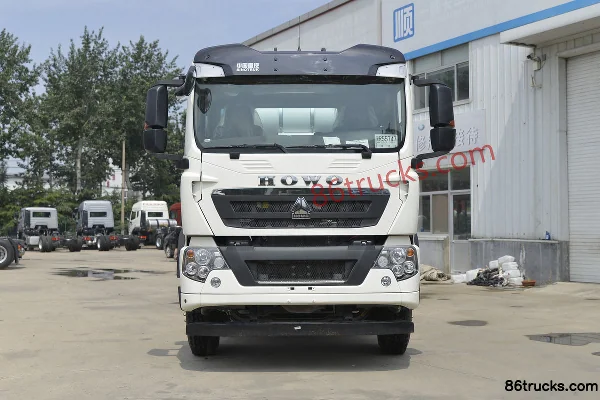 Sinotruk HOWO TX6 340 ch 8X4(12 roues) 7,37 m³ camion malaxeur (marque Hongchang Tianma) Extérieur (2) | 86Trucks