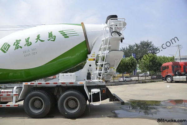 Sinotruk HOWO TX6 340 ch 8X4(12 roues) 7,37 m³ camion malaxeur (marque Hongchang Tianma) Carrosserie (3) | 86Trucks