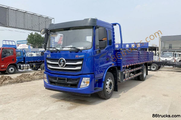 SHACMAN Delong N3000 Composite 220hp 4X2(6 wheels) 6.75m High Roof Flatbed Cargo Truck Exterior (3) | 86Trucks