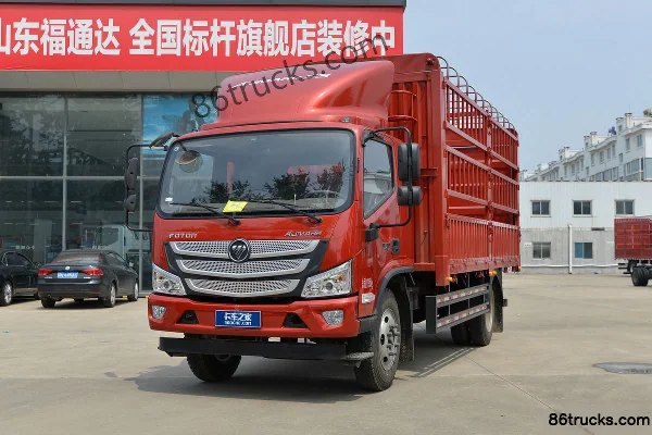 Foton Aumark S3 Series Green Pass Seafood Edition 156 hp 4X2(6 wheels) 5.6m semi-sleeper stake truck (China VI) Exterior (3) | 86Trucks