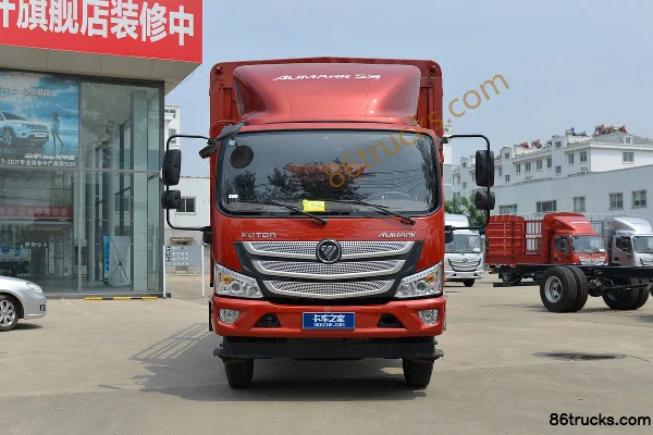 Foton Aumark S3 Series Green Pass Seafood Edition 156 hp 4X2(6 wheels) 5.6m semi-sleeper stake truck (China VI) Exterior (2) | 86Trucks