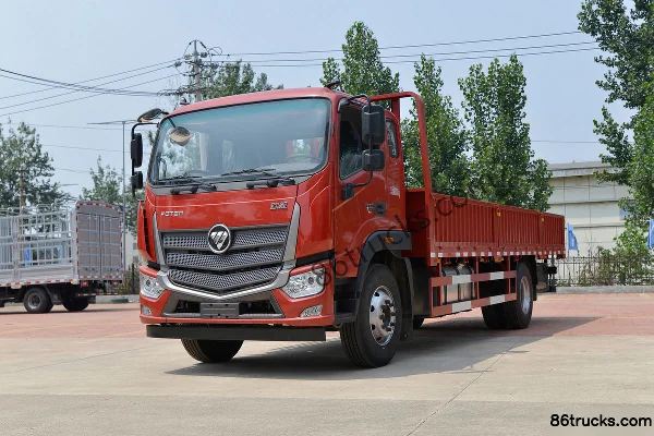 Foton Auman R-Series 210hp 4X2(6 wheels) 6.8m flatbed cargo truck (rear axle 8T) Exterior (3) | 86Trucks