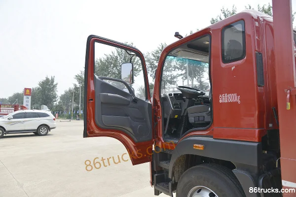 Foton Auman R-Series 210hp 4X2(6 wheels) 6.8m flatbed cargo truck (rear axle 8T) Cab (1) | 86Trucks