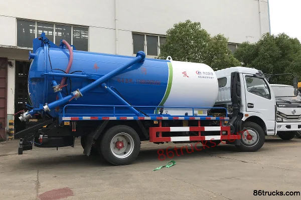 Dongfeng Duolika D7 140 ch 4X2(6 roues) camion de vidange (marque Chengliwei) Extérieur (3) | 86Trucks