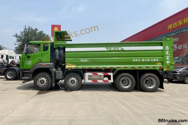 Sinotruk Hohan N5G Standard Transport Edition 340 hp 8X4(12 wheels) 5.6m Dump Truck Body (1) | 86Trucks