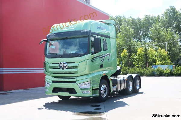 FAW Jiefang J7 Heavy Truck 550 hp 6X4(10 wheels) Tractor Truck (Rich Green) Exterior (3) | 86Trucks