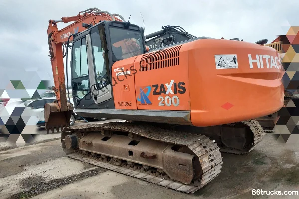 Hitachi ZX200-3 Medium Excavator Exterior (2) | 86Trucks