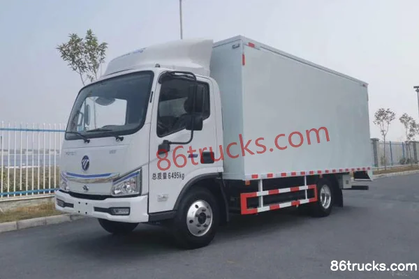 Foton Auman Zhilan 6.66m pure electric enclosed barrel garbage truck (TBL5060XTYBEV) 4X2(6 wheels) Exterior (3) | 86Trucks
