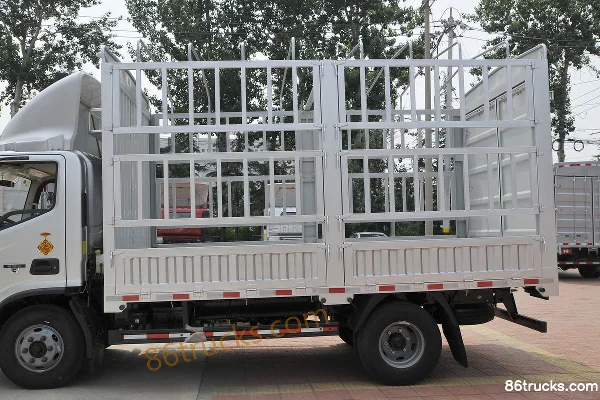 Foton Aumark S3 série 156 ch 4X2(6 roues) 4,17 m camion léger à ridelles cabine simple (China VI) Carrosserie (1) | 86Trucks