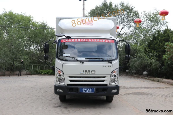 JMC Kaiyun Blue Whale Standard Edition 152hp 4X2(6 wheels) 4.08m single-row van light truck (China VI) Exterior (2) | 86Trucks