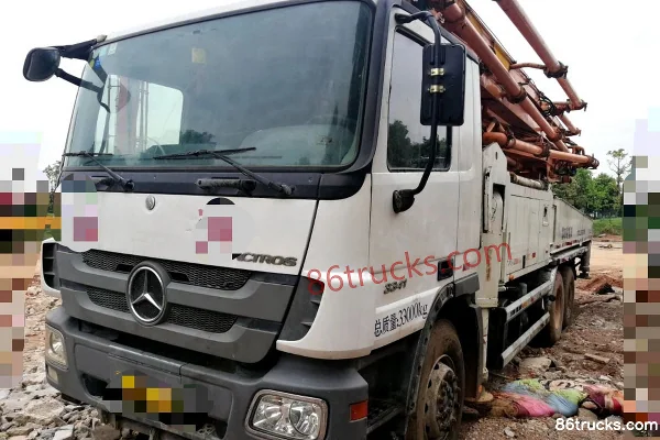 ZOOMLION 48m Concrete Pump Truck (Mercedes-Benz Chassis) 4X2(6 wheels) Exterior (3) | 86Trucks