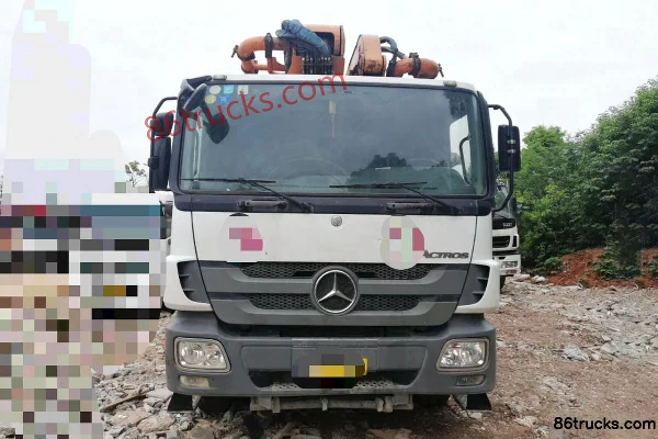 ZOOMLION 48m Concrete Pump Truck (Mercedes-Benz Chassis) 4X2(6 wheels) Exterior (2) | 86Trucks