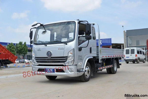 SHACMAN Light Truck Delong K3000 Standard 150hp 4X2(6 wheels) 3.85m semi-row flatbed light truck Exterior (3) | 86Trucks