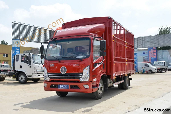 SHACMAN Light Truck Delong K3000 160hp 4X2(6 wheels) 4.18m Single Row Stake Truck Exterior (3) | 86Trucks