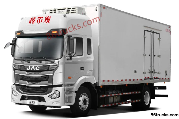 JAC Gallop A5X Flagship Version 240 hp 4X2(6 wheels) 6.8m Refrigerated Truck Exterior
