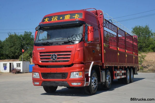 Dayun N9H heavy truck 350 hp 8X4(12 wheels) 9.4m flatbed cargo truck Exterior (2) | 86Trucks