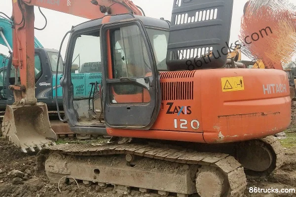 Hitachi EX120 Crawler Excavator Exterior (3) | 86Trucks