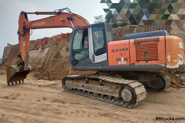 Hitachi EX240-3 excavatrice sur chenilles Extérieur (2) | 86Trucks