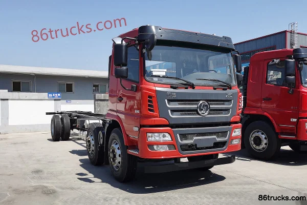 SHACMAN Commercial Vehicle Xuande X6 Heavy Truck 240 hp 6X2(8 wheels) 9.6m Flatbed Cargo Truck (MAN Rear Axle) Exterior