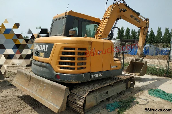 Hyundai Heavy Industries R75BVS Crawler Excavator Exterior (3) | 86Trucks
