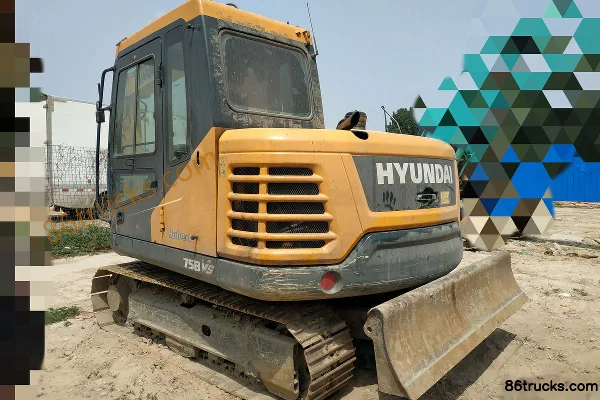 Hyundai Heavy Industries R75BVS Crawler Excavator Exterior (2) | 86Trucks