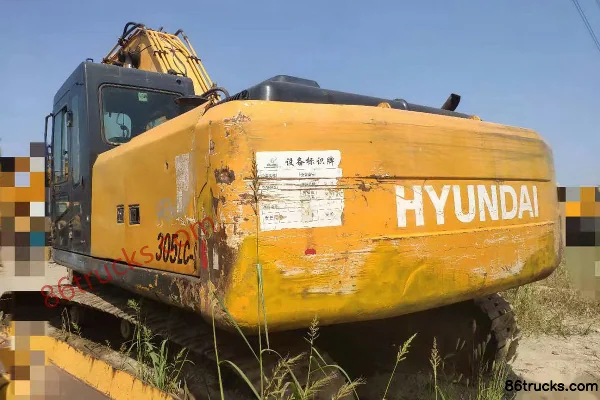 Hyundai Heavy Industries R305LC-7 excavatrice sur chenilles Extérieur (2) | 86Trucks